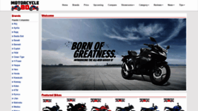 What Motorcyclebd.com website looked like in 2019 (5 years ago)
