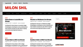 What Milonshil.com website looked like in 2019 (4 years ago)