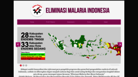 What Malaria.id website looked like in 2019 (4 years ago)