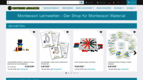 What Montessori-material.de website looked like in 2019 (4 years ago)