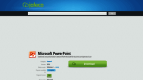 What Microsoft-powerpoint-2010.jaleco.com website looked like in 2019 (4 years ago)