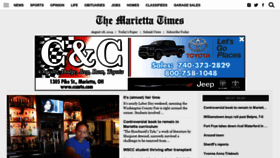 What Mariettatimes.com website looked like in 2019 (4 years ago)