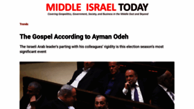 What Middleisrael.net website looked like in 2019 (4 years ago)