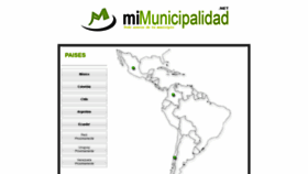 What Mimunicipalidad.net website looked like in 2019 (4 years ago)