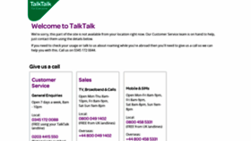 What Myaccountholding.talktalk.co.uk website looked like in 2019 (4 years ago)