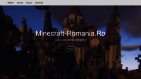 What Minecraft-romania.ro website looked like in 2019 (4 years ago)