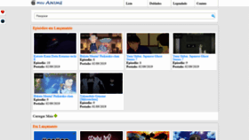 What Meuanime.com website looked like in 2019 (4 years ago)