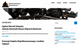 What Mechanika-maszyn.pl website looked like in 2019 (4 years ago)