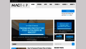 What Mactip.net website looked like in 2019 (4 years ago)
