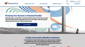 What Manpowergroup.com website looked like in 2019 (4 years ago)