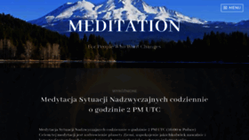 What Meditation539.com website looked like in 2019 (4 years ago)