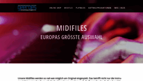 What Midimusic.de website looked like in 2019 (4 years ago)