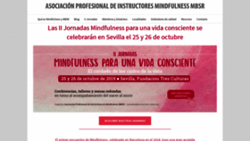 What Mbsr-instructores.org website looked like in 2019 (4 years ago)