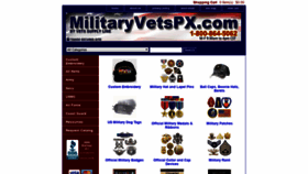 What Militaryvetspx.com website looked like in 2019 (4 years ago)