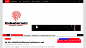 What Misdaadjournalist.nl website looked like in 2019 (4 years ago)