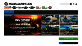 What Modsgaming.us website looked like in 2019 (4 years ago)
