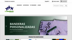 What Masbanderas.com website looked like in 2019 (4 years ago)
