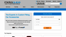 What Motoquipe.com.au website looked like in 2019 (4 years ago)