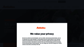 What Matklubben.se website looked like in 2019 (4 years ago)