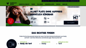 What Mobilcom.de website looked like in 2019 (4 years ago)