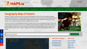 What Maps.ie website looked like in 2019 (4 years ago)