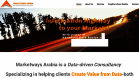 What Marketwaysarabia.com website looked like in 2019 (4 years ago)