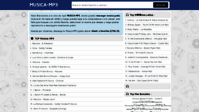 What Musica-mp3.org website looked like in 2019 (4 years ago)