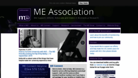 What Meassociation.org.uk website looked like in 2019 (4 years ago)