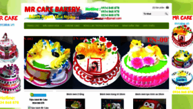 What Mrcake.vn website looked like in 2019 (4 years ago)