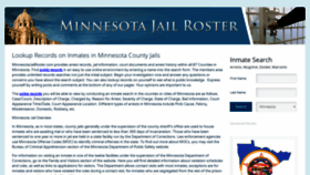 What Minnesotajailroster.com website looked like in 2019 (4 years ago)