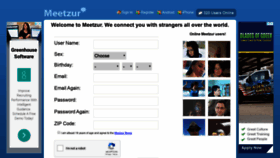 What Meetzur.com website looked like in 2019 (4 years ago)