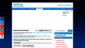 What Mygcvisa.com website looked like in 2019 (4 years ago)