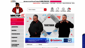 What Misterxl.ru website looked like in 2019 (4 years ago)
