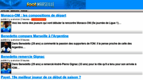 What Mobile.footmarseille.com website looked like in 2019 (4 years ago)