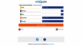What Mh-quote.com website looked like in 2019 (4 years ago)
