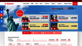 What Mayflower.com.my website looked like in 2019 (4 years ago)