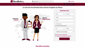 What Moncallcenter.ma website looked like in 2019 (6 years ago)