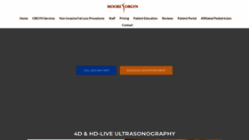 What Mooreobgyn.com website looked like in 2019 (4 years ago)