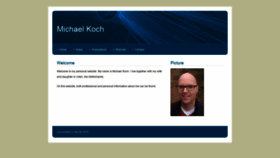 What Mkoch.eu website looked like in 2019 (4 years ago)