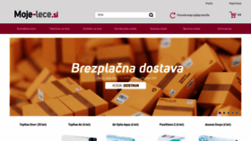 What Moje-lece.si website looked like in 2019 (4 years ago)