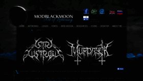 What Modblackmoon.com website looked like in 2019 (4 years ago)