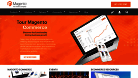 What Magentocommerce.com website looked like in 2019 (4 years ago)