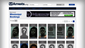 What Mississippi.arrests.org website looked like in 2019 (4 years ago)