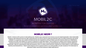 What Mobil2c.com website looked like in 2019 (4 years ago)