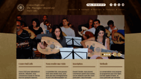 What Musique-orientale.com website looked like in 2019 (4 years ago)