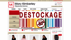What Mary-kimberley.com website looked like in 2019 (4 years ago)