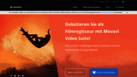 What Movavi.de website looked like in 2019 (4 years ago)