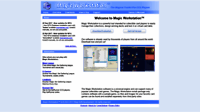 What Magicworkstation.com website looked like in 2019 (4 years ago)