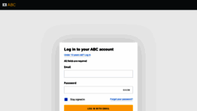 What Mylogin.abc.net.au website looked like in 2019 (4 years ago)
