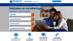 What Moneywise.nl website looked like in 2019 (4 years ago)